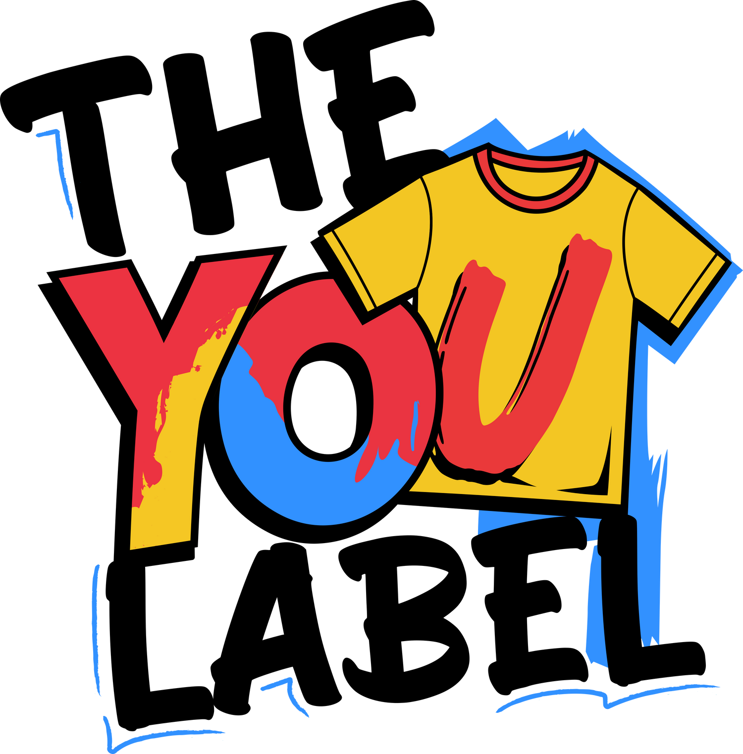 Large version of colour The You Label logo on transparent background